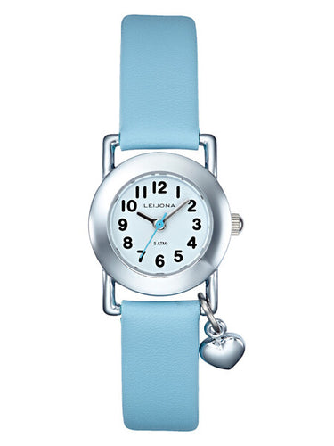 Leijona Little heart baby blue 5323-1002 lasten tyttöjen sininen rannekello 