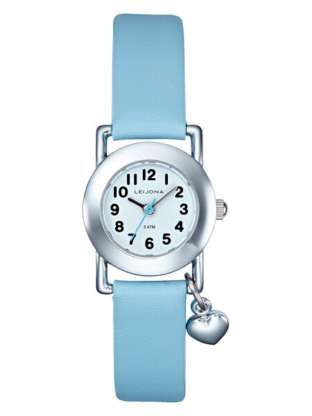 Leijona Little heart baby blue 5323-1002 lasten tyttöjen sininen rannekello 