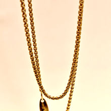 Load image into Gallery viewer, Thomas Sabo pyöristetty venetsia-ketju  45/50cm, kullattu hopea, second hand
