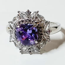 Load image into Gallery viewer, Hopeasormus zirkoneilla , koko 19-
