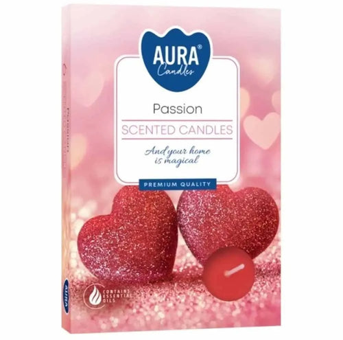 Tuoksulämpökynttilä Passion 6 kpl