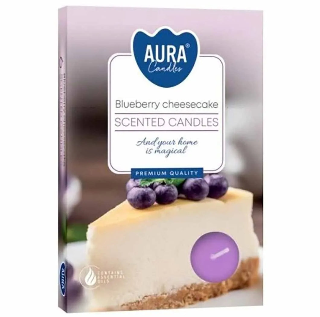 Tuoksulämpökynttilä Blueberry Cheesecake 6 kpl