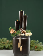 Lataa kuva Galleria-katseluun, Ripustettava puusydänkoriste, kulta,  A Lot Decoration
