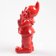 Lataa kuva Galleria-katseluun, Punainen Peace tonttu 31cm, Red Gnome Stoobz Design
