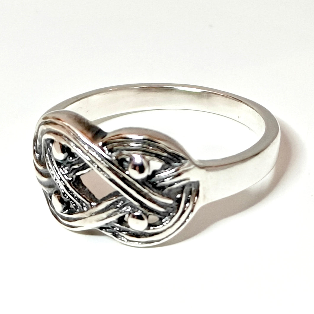 Hopeinen sormus , 16, second hand