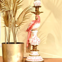 Load image into Gallery viewer, Papukaija kynttilänjalka 40cm pinkki, A Lot Decoration
