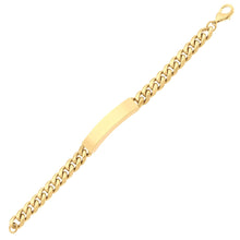 Lataa kuva Galleria-katseluun, Ace of Spades kullattu teräspanssariranneketju laatalla 10mm
