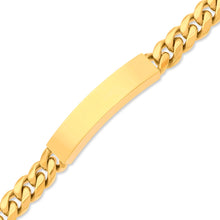 Lataa kuva Galleria-katseluun, Ace of Spades kullattu teräspanssariranneketju laatalla 10mm
