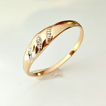 Lataa kuva Galleria-katseluun, 14k kulta timanttisormus koko 18+, second hand
