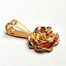 Lataa kuva Galleria-katseluun, Vintage 18k kultainen ruusuriipus 6mm, second hand
