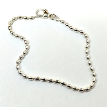 Lataa kuva Galleria-katseluun, Oliivirannekoru 2,3mm 18,5cm hopea, second hand
