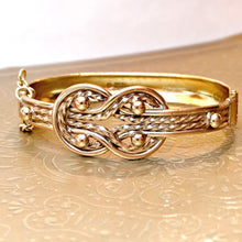 Lataa kuva Galleria-katseluun, Kalevala Teljänneito rannerengas kiillotettu pronssi, second hand
