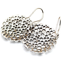 Lataa kuva Galleria-katseluun, Pyöreät korvakorut, hopea, second hand
