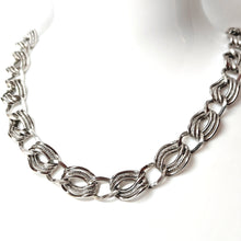 Lataa kuva Galleria-katseluun, Fancy hopeinen kaulakoru 51cm
