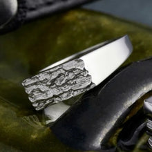 Lataa kuva Galleria-katseluun, Son of Noa miesten kantasormus, koko 22+, hopea
