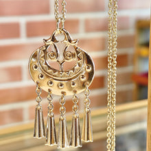 Lataa kuva Galleria-katseluun, Kalevala Kuutar kaulakoru, kiillotettu pronssi, second hand
