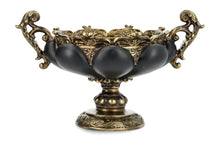 Lataa kuva Galleria-katseluun, Ivona malja musta-kulta 37x26x23cm, A Lot Decoration
