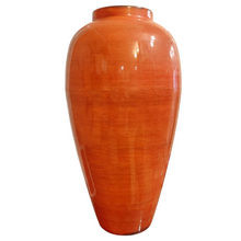 Lataa kuva Galleria-katseluun, Terrakotta iso lattiamaljakko / vaasi, metalli, a lot decoration
