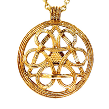 Lataa kuva Galleria-katseluun, Kalevala Helsinki kaulakoru 60cm, kiillottettu pronssi, second hand
