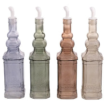 Lataa kuva Galleria-katseluun, Lasinen öljypullo kaatonokalla, vetoisuus 800ml, 4 eri väriä
