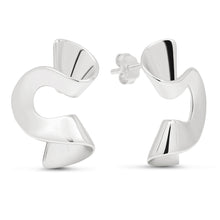 Lataa kuva Galleria-katseluun, Beat of Love – hopeakorvakorut
