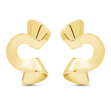 Lataa kuva Galleria-katseluun, Beat of Love – kullatut hopeakorvakorut
