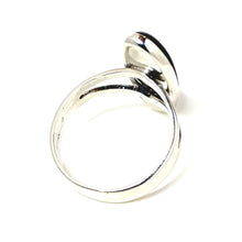 Lataa kuva Galleria-katseluun, Spektroliitti sormus 80-luvulta koko 17, hopea, second hand
