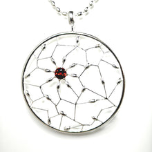 Lataa kuva Galleria-katseluun, Kalevala Carmen iso kaulakoru pitkällä 80cm ketjulla, hopea, second hand
