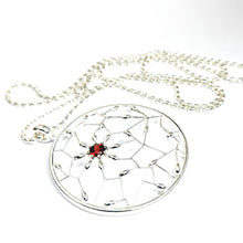 Lataa kuva Galleria-katseluun, Kalevala Carmen iso kaulakoru pitkällä 80cm ketjulla, hopea, second hand
