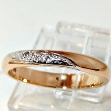 Lataa kuva Galleria-katseluun, Kotimainen 14k timanttisormus 0,015ct koko 17 v. 1995, second hand
