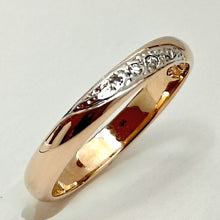 Lataa kuva Galleria-katseluun, Kotimainen 14k timanttisormus 0,015ct koko 17 v. 1995, second hand
