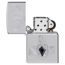 Load image into Gallery viewer, Zippo sytytin 250 Odin Hammer Design
