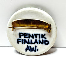 Lataa kuva Galleria-katseluun, Vintage keraaminen rintakoru, Pentik / Anja Winquist, second hand
