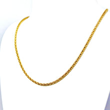 Lataa kuva Galleria-katseluun, 14k kultainen popcorn-kaulaketju 2,4mm 45cm, second hand
