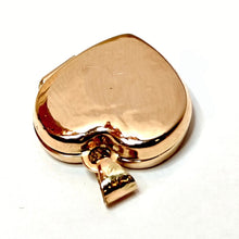 Lataa kuva Galleria-katseluun, Kultainen medaljonki riipus helmiäisellä 15x15mm, second hand
