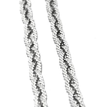 Lataa kuva Galleria-katseluun, Letitetty kaulaketju 2mm 42cm hopea, second hand
