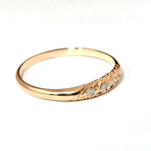 Load image into Gallery viewer, Kotimainen 14k timanttisormus 0,03ct koko 19- v. -89, second hand
