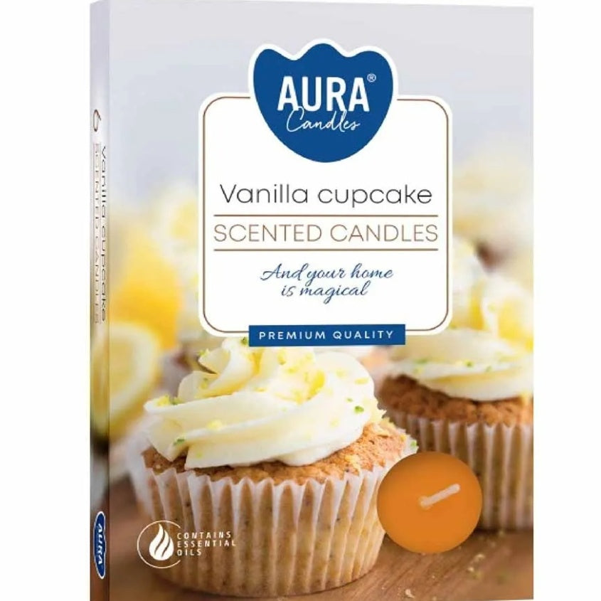 Tuoksulämpökynttilä Vanilla cupcake 6kpl