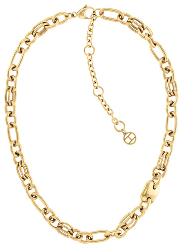 THJ CONTRAST LINK CHAIN NECKLACE